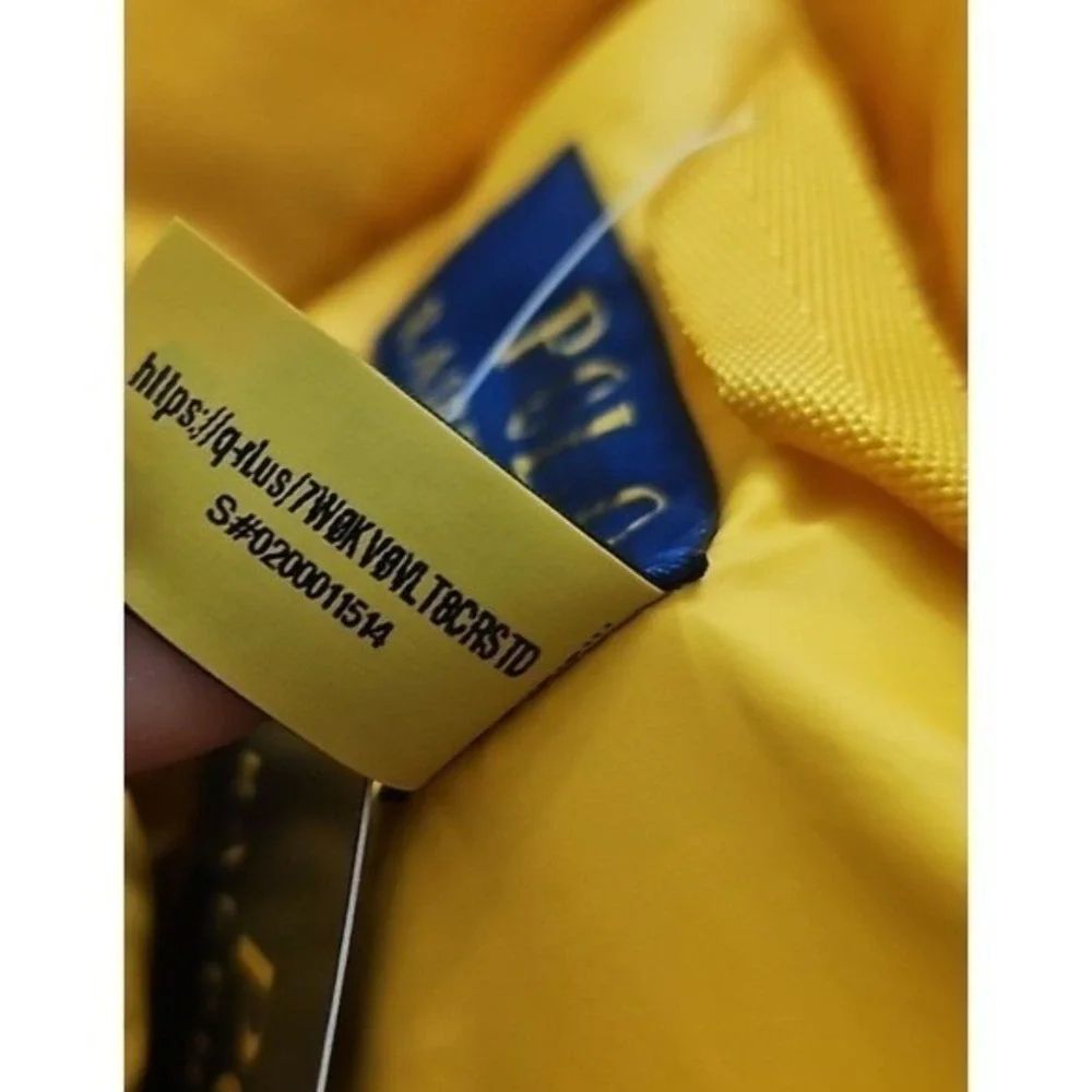 Polo Ralph Lauren Equestrian Yellow Puffer‎ XXL Men / 2XL Women 90% Down 26